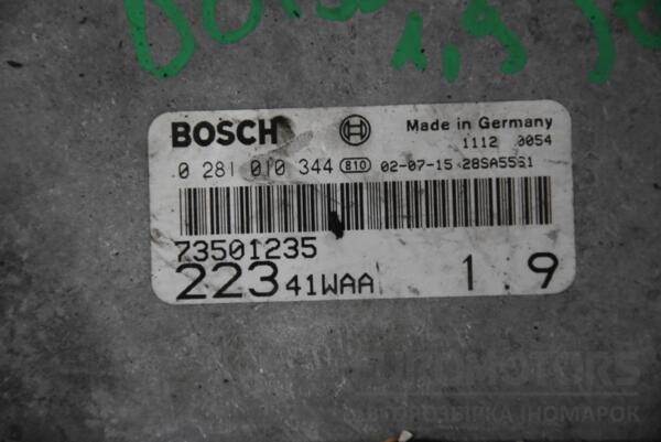 Блок управління двигуном комплект Fiat Doblo 1.9jtd 2000-2009 0281010344 91990 - 2