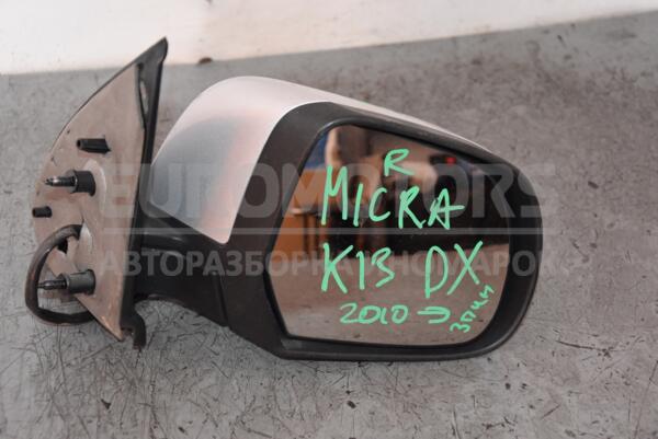 Дзеркало праве електр 3 пинов Nissan Micra (K13) 2010 92190 - 1
