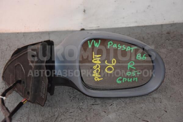 Зеркало правое электр 6 пинов VW Passat (B6) 2005-2010 92211 - 1