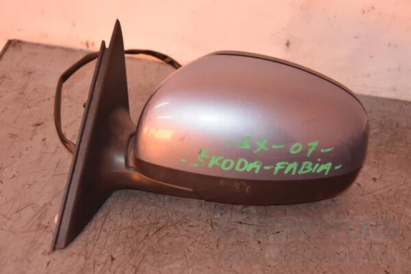 Дзеркало ліве електр 5 пинов Skoda Fabia 2007-2014 5J1857501BF 92219 - 2