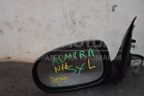 Зеркало левое электр 3 пина Nissan Almera (N16) 2000-2006 96302BN201 96847 - 1