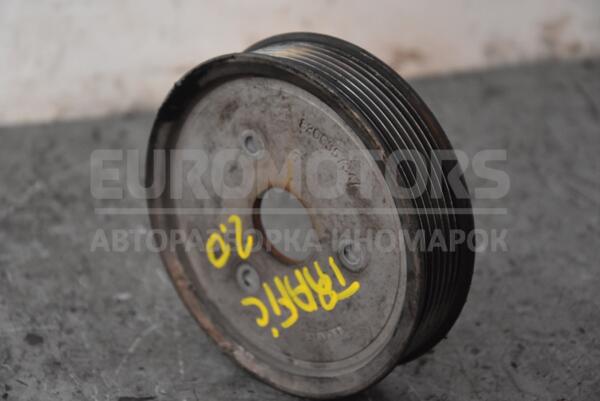 Шкив насоса ГУ (7 ручейков) Opel Vivaro 2.0dCi 2001-2014 8200357347 97062  euromotors.com.ua