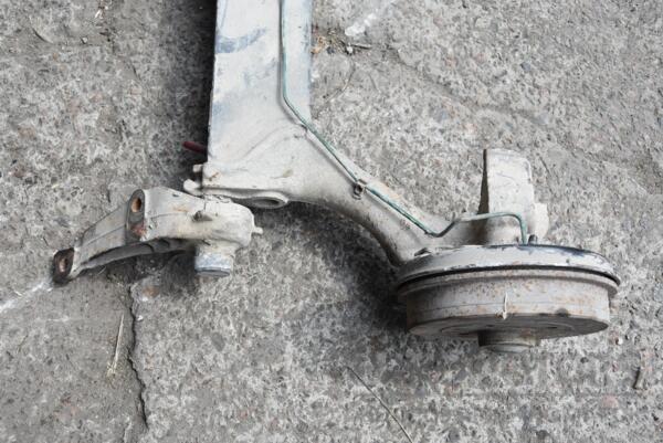 Балка задняя в сборе под барабаны без ABS 4-х торсионная Renault Kangoo 1998-2008 7701471649 97111 - 3