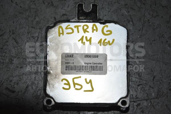 Блок керування двигуном Opel Astra 1.4 16V (G) 1998-2005 09361069 97294 - 1