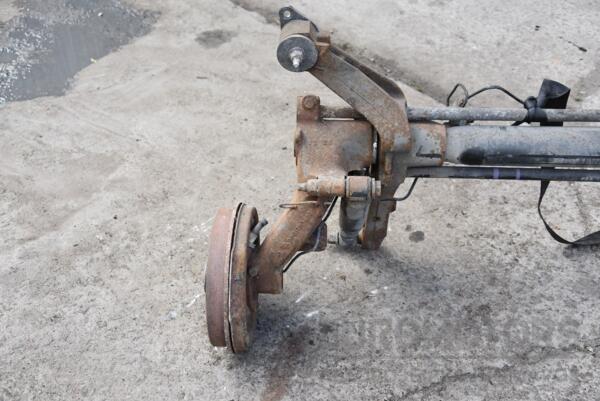 Балка задня в зборі під барабани без ABS Citroen Berlingo 1996-2008 9634828210 98475 - 4