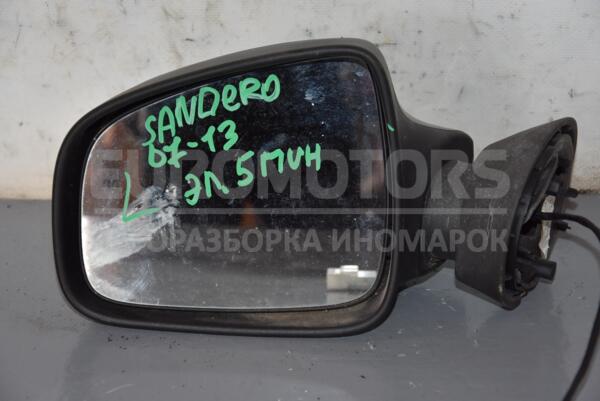 Зеркало левое электр 5 пинов Renault Sandero 2007-2013 8200497509 99404  euromotors.com.ua