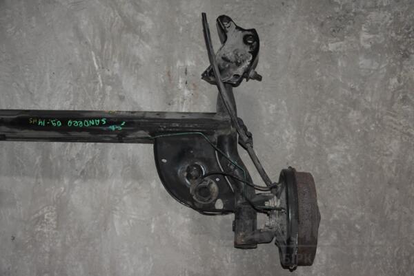 Балка задняя в сборе под барабаны с ABS Renault Sandero 2007-2013 555019768R 100277 - 2
