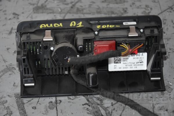 Блок управління пічкою з кондиціонером електро Audi A1 2010 8X0820043A 101071 - 2