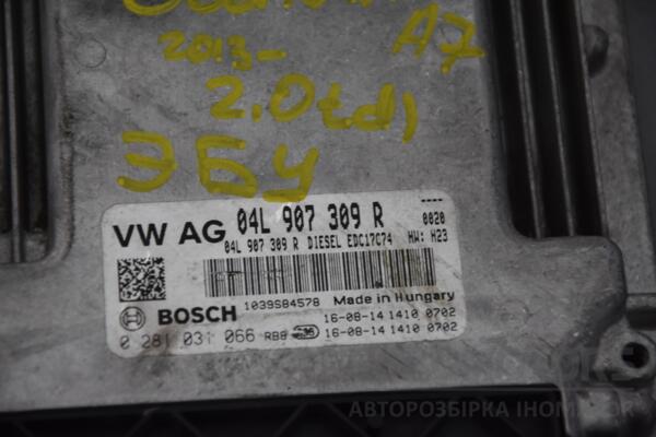 Блок управления двигателем Skoda Octavia 2.0tdi (A7) 2013-2020 04L907309R 101151 - 2