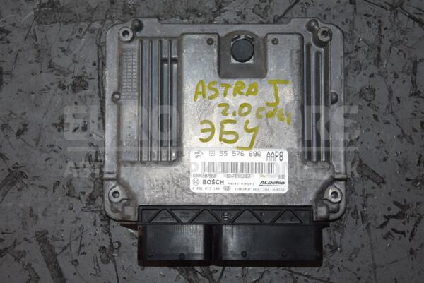 Блок управления двигателем Opel Astra 2.0cdti (J) 2009-2015 55576896 102282 - 1