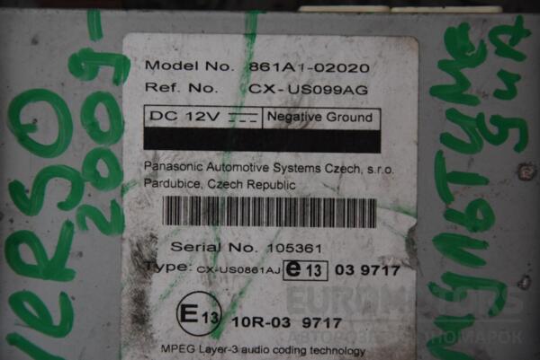 Блок управління мультимедіа Toyota Verso 2009-2018 861A102020 103234 - 2