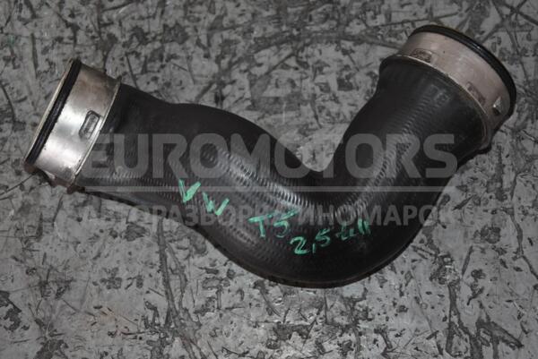 Патрубок интеркулера от радиатора к коллектору VW Transporter 2.5tdi (T5) 2003-2015 7H0145980F 103593  euromotors.com.ua