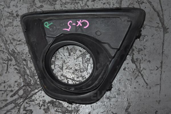 Решетка в бампер правая под туманку Mazda CX-5 2012 KD5350C11 104362 - 2