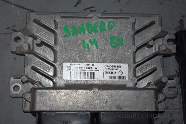 Блок управления двигателем комплект Renault Sandero 1.4 8V 2007-2013 S110140025A 104990 - 2