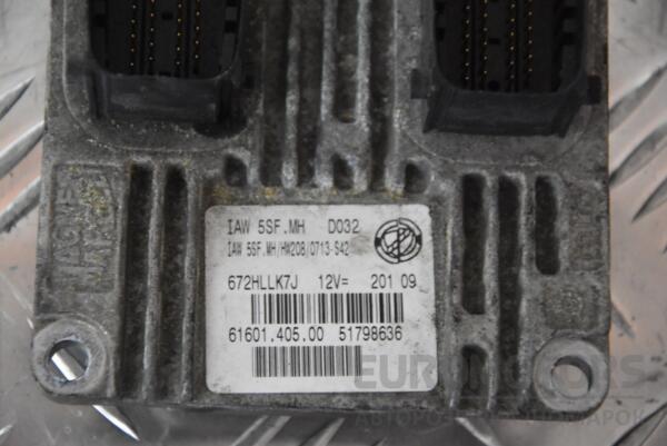 Блок управления двигателем Fiat Doblo 1.4 8V 2000-2009 51798636 106376 - 3