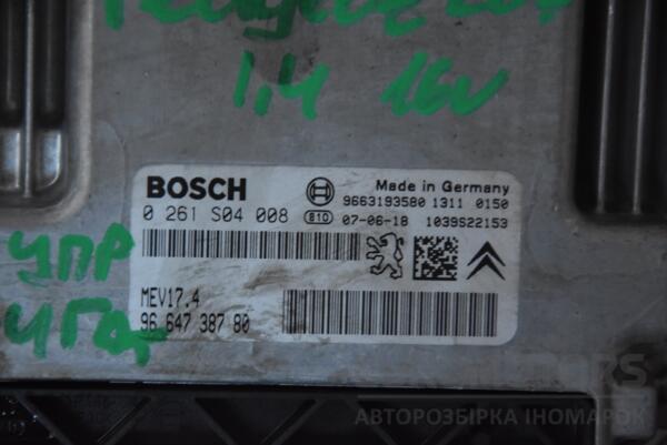 Блок керування двигуном Peugeot 207 1.4 16V 2006-2013 0261S04008 106598 - 2