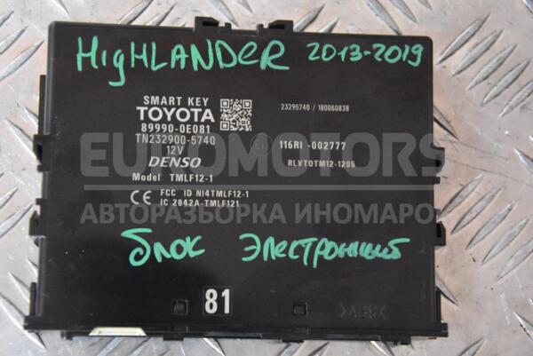 Блок электронный Toyota Highlander 3.5 24V (XU50) 2013-2019 899900E081 110904  euromotors.com.ua