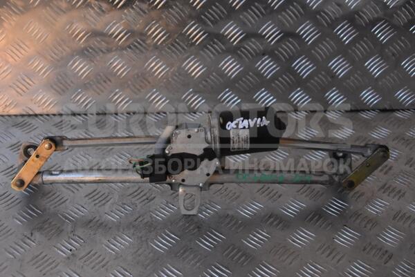 Моторчик стеклоочистителя передний Skoda Octavia (A4) 1996-2010 1J1955113B 111658-01 - 1