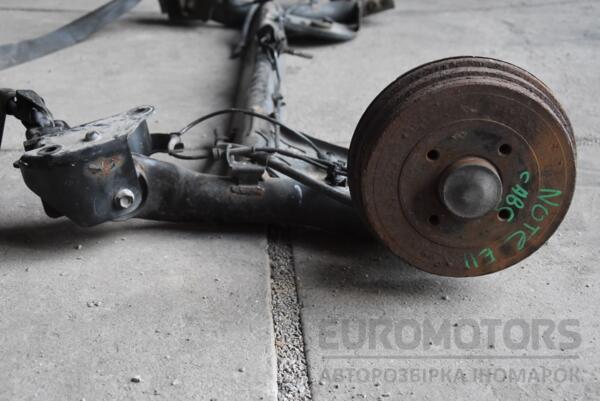 Балка задняя в сборе под барабаны с ABS Nissan Note (E11) 2005-2013 55501BC64A 113110 - 4