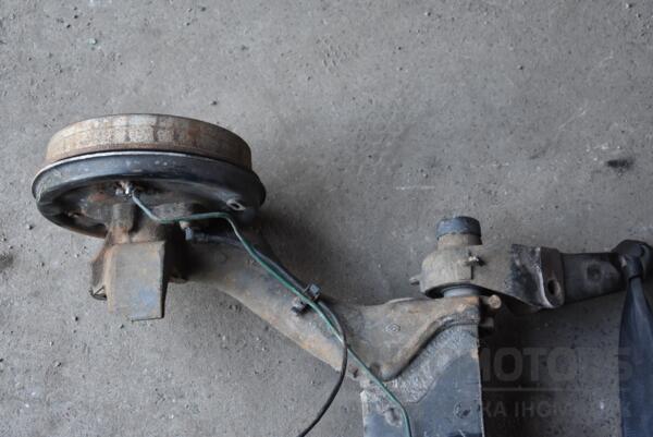 Балка задня в зборі під барабани з ABS 4-х торсіонна Renault Kangoo 1998-2008 7701471649 113118 - 2