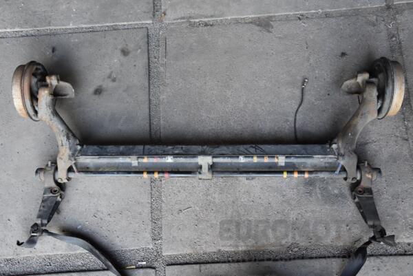 Балка задня в зборі під барабани з ABS 4-х торсіонна Renault Kangoo 1998-2008 7701471649 113118 - 4