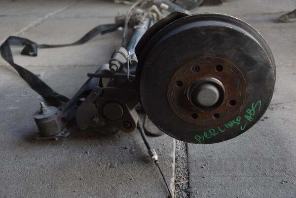 Балка задня в зборі під барабани з ABS Citroen Berlingo 1996-2008 9634828210 113126 - 3