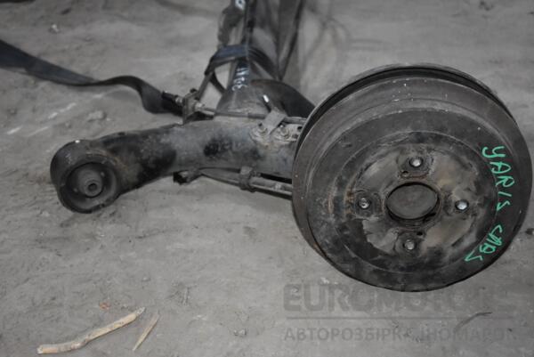 Балка задняя в сборе под барабаны с ABS Toyota Yaris 2006-2011 421100D140 113154 - 3