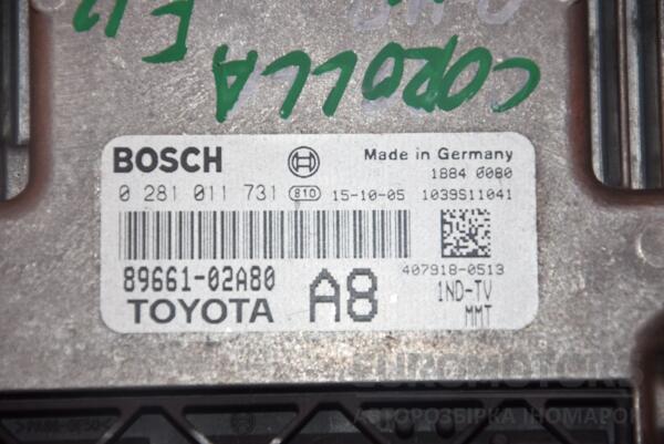 Блок управления двигателем Toyota Corolla 1.4 D-4D (E12) 2001-2006 8966102A80 113602 - 2