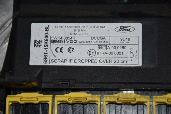 Блок управління центральним замком Ford Fusion 2002-2012 6S6T15K600BL 113672 - 2