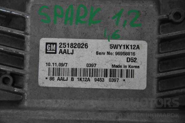 Блок управления двигателем Chevrolet Spark 1.2 16V 2010-2015 25182026 114153 - 2