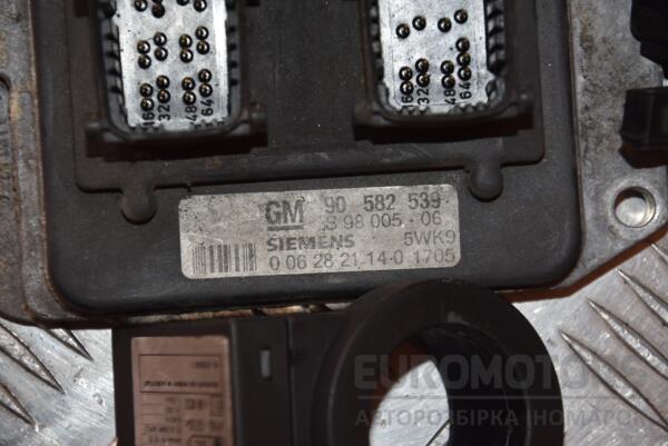 Блок управління двигуном комплект Opel Zafira 1.8 16V (A) 1999-2005 90582539 114201 - 2