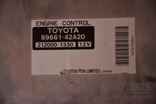 Блок управління двигуном комплект Toyota Rav 4 2.0 16V 2000-2005 8966142A20 114476 - 2