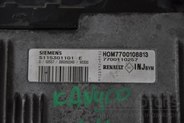 Блок управления двигателем Renault Kangoo 1.4 8V 1998-2008 7700110257 114635 - 2