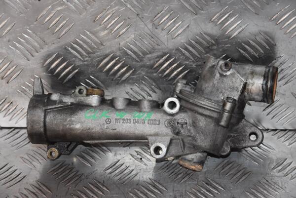 Корпус термостата Mercedes CLK 2.3 16V (W208) 1997-2003 A1112030473 115028 - 2
