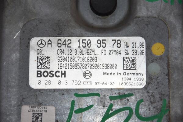 Блок керування двигуном Mercedes M-Class 3.0cdi (W164) 2005-2011 A6421509578 115120 - 2