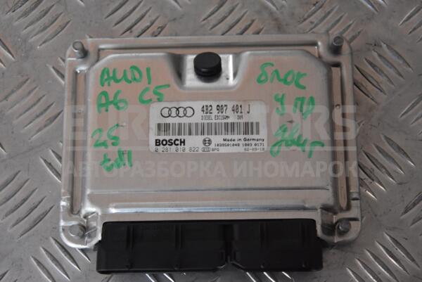 Блок управления двигателем Audi A6 2.5tdi (C5) 1997-2004 0281010822 116526 - 1