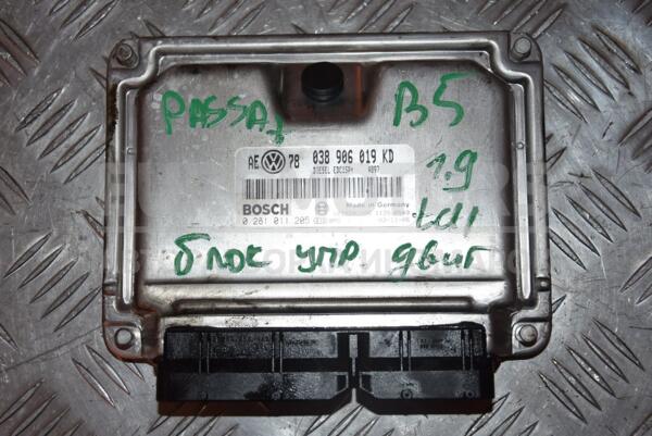 Блок управления двигателем VW Passat 1.9tdi (B5) 1996-2005 038906019KD 116603 euromotors.com.ua