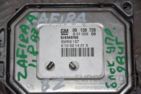 Блок керування двигуном Opel Zafira 1.8 16V (A) 1999-2005 09158726 117296 - 2