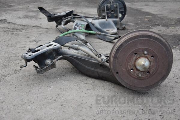 Балка задня в зборі під барабани з ABS Fiat Fiorino 2008 1353699080 118466 - 3