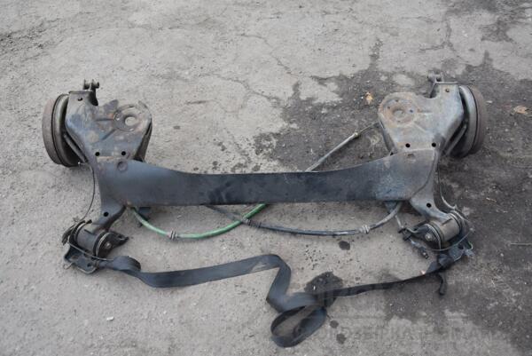 Балка задня в зборі під барабани з ABS Fiat Fiorino 2008 1353699080 118466 - 4