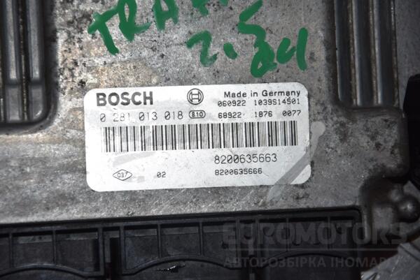 Блок управління двигуном комплект Renault Trafic 2.5dCi 2001-2014 0281013018 119243 - 2