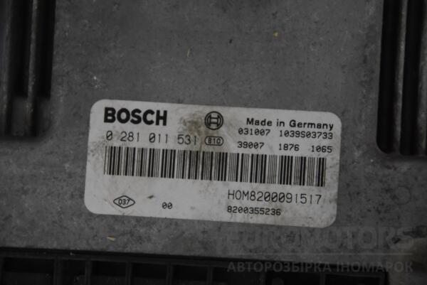 Блок управління двигуном комплект Renault Trafic 2.5dCi 2001-2014 0281011531 119255 - 2