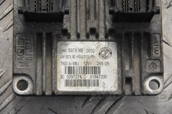 Блок керування двигуном Fiat Grande Punto 1.4 8V 2005 51847330 124056 - 3