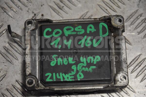 Блок управления двигателем Opel Corsa 1.4 16V (D) 2006-2014 55557934 124459  euromotors.com.ua