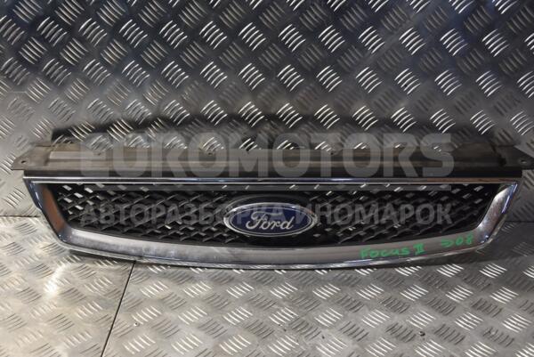 Решітка радіатора хромована -08 Ford Focus (II) 2004-2011 4M518138AE 124589  euromotors.com.ua