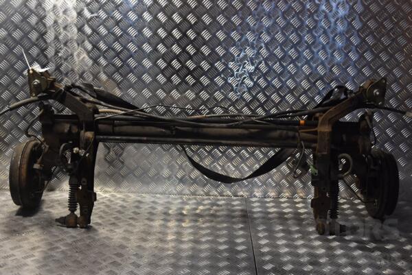Балка задня в зборі під барабани з ABS Citroen Berlingo 1996-2008 9634828210 125074 - 4
