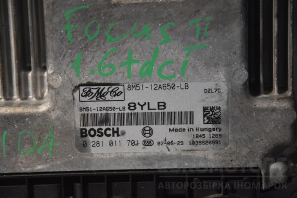 Блок керування двигуном Ford Focus 1.6tdci (II) 2004-2011 8M5112A650LB 125604 - 2