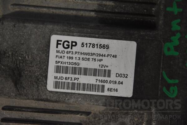 Блок керування двигуном Fiat Grande Punto 1.3MJet 2005 51781569 125739 - 2