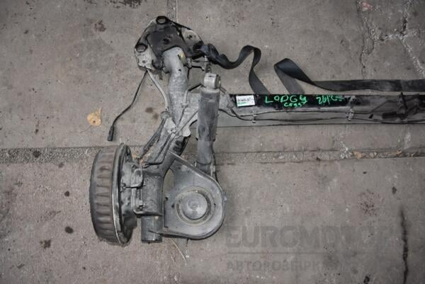 Балка задня в зборі під барабани з ABS Dacia Lodgy 2012 555114672R 125842 - 2