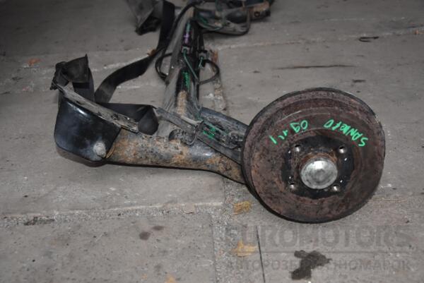 Балка задня в зборі під барабани з ABS Renault Sandero 2007-2013 555019768R 125850 - 3